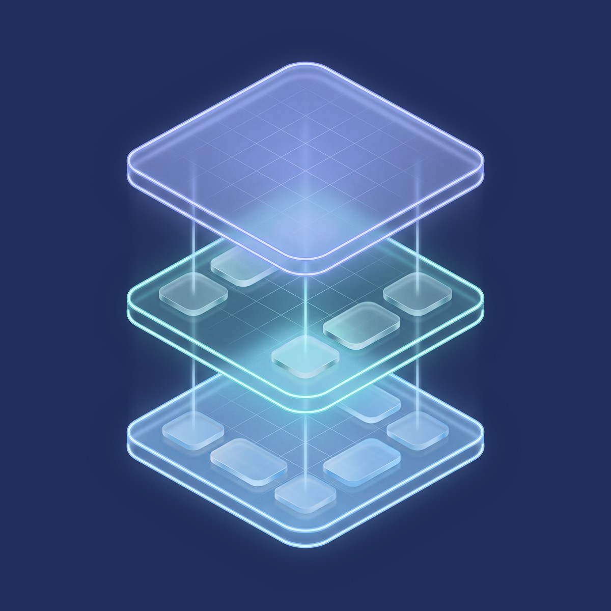 Three stacked platform layers: your organization above client organizations, both running on the Flowchestra platform.